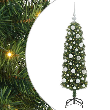 vidaXL Sapin de Noël artificiel avec 150 LED avec support Vert 120 cm