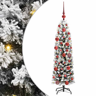 vidaXL Künstlicher Weihnachtsbaum mit 150 LEDs mit Ständer Grün 150 cm