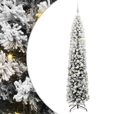 vidaXL Künstlicher Weihnachtsbaum mit 300 LEDs mit Ständer Grün 210 cm