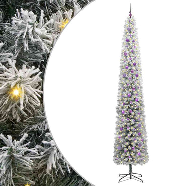 vidaXL Künstlicher Weihnachtsbaum mit 300 LEDs mit Ständer Grün 300 cm