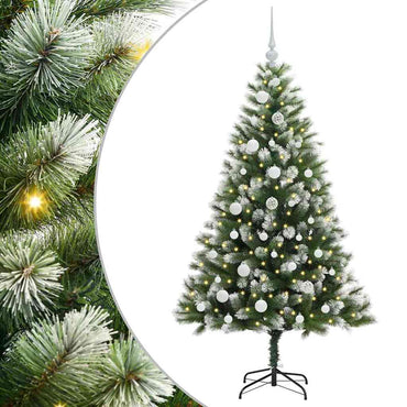 vidaXL Künstlicher schwenkbarer Weihnachtsbaum mit flockigem Schnee