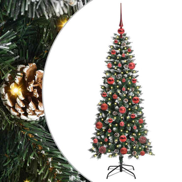 vidaXL Künstlicher Weihnachtsbaum mit 150 LEDs mit Ständer Grün 150 cm