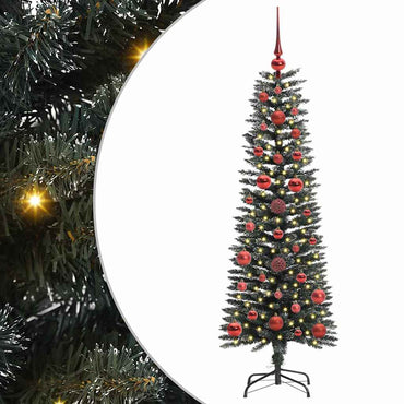 vidaXL Sapin de Noël artificiel avec 150 LED avec support Vert 120 cm
