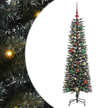 vidaXL Künstlicher Weihnachtsbaum mit 150 LEDs mit Ständer Grün 150 cm