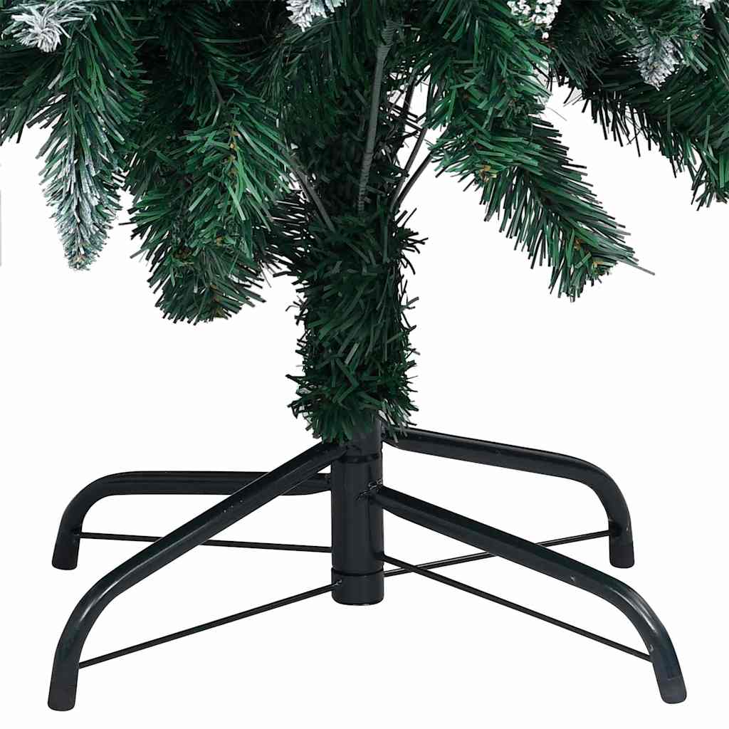 vidaXL Sapin de Noël artificiel avec 300 LED et support Vert 180 cm
