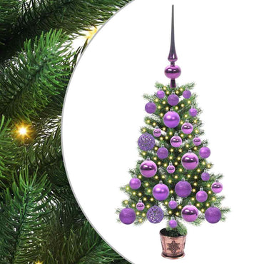 vidaXL Weihnachtsbaum mit 150 LEDs mit Ständer Grün 65 cm PE