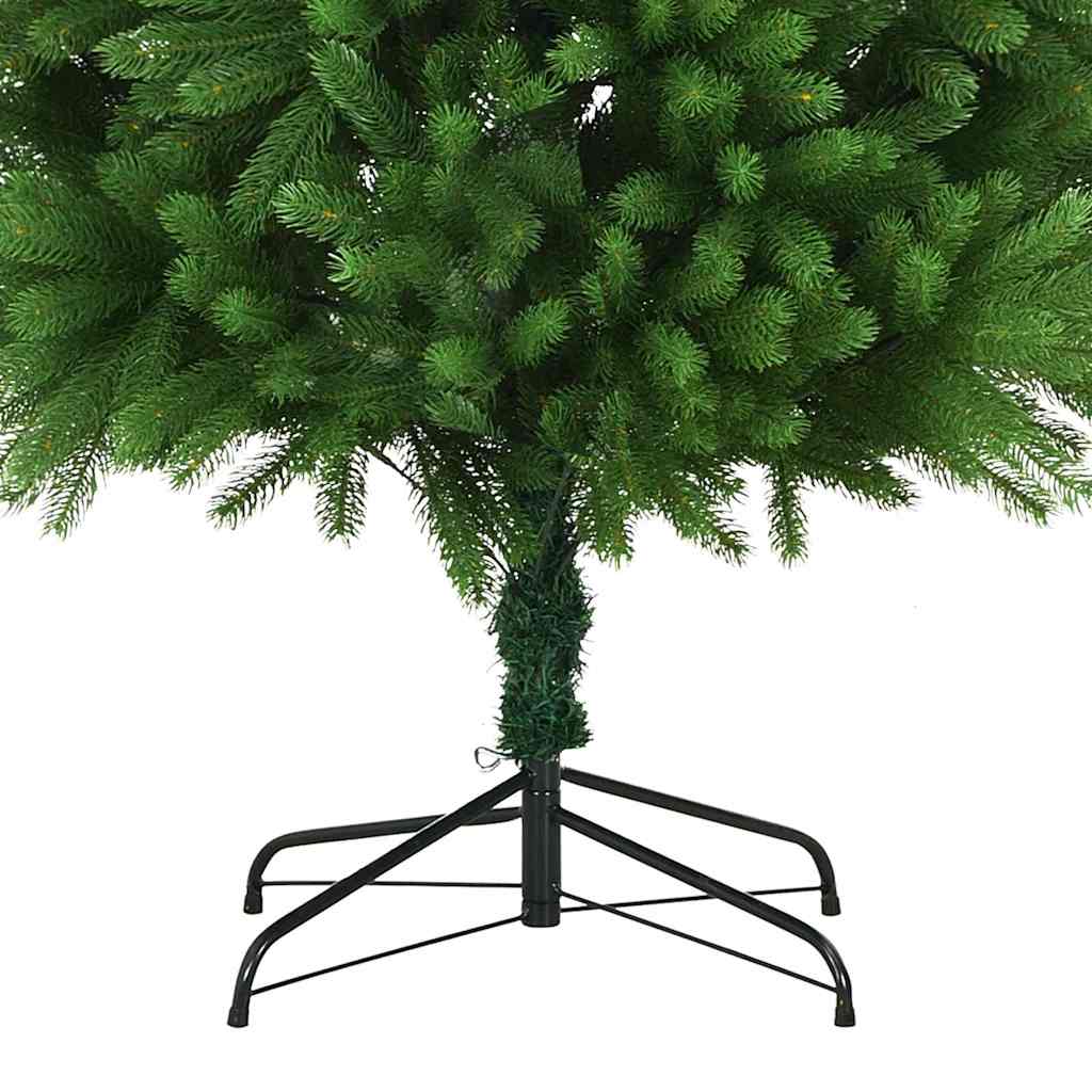 vidaXL Weihnachtsbaum mit 300 LEDs mit Ständer Grün 240 cm PE