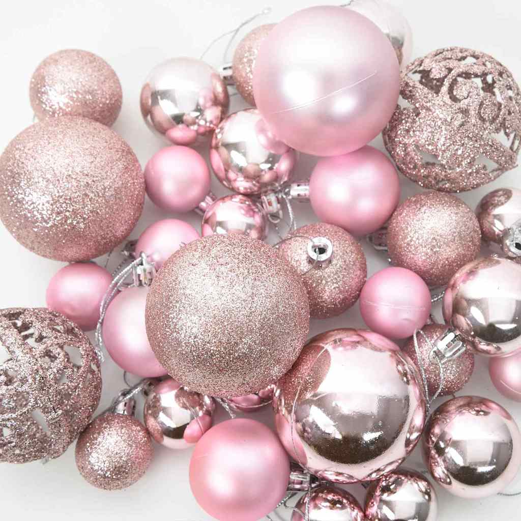 vidaXL Weihnachtsbaum mit 150 LEDs mit Ständer Rosa 150 cm PVC
