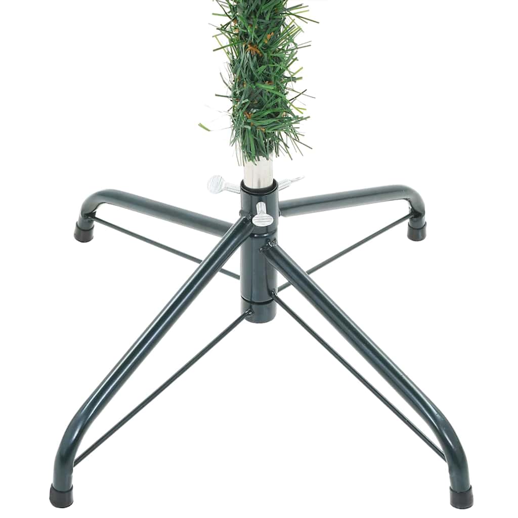 vidaXL Künstlicher Weihnachtsbaum Grün 180 cm PVC und Stahl