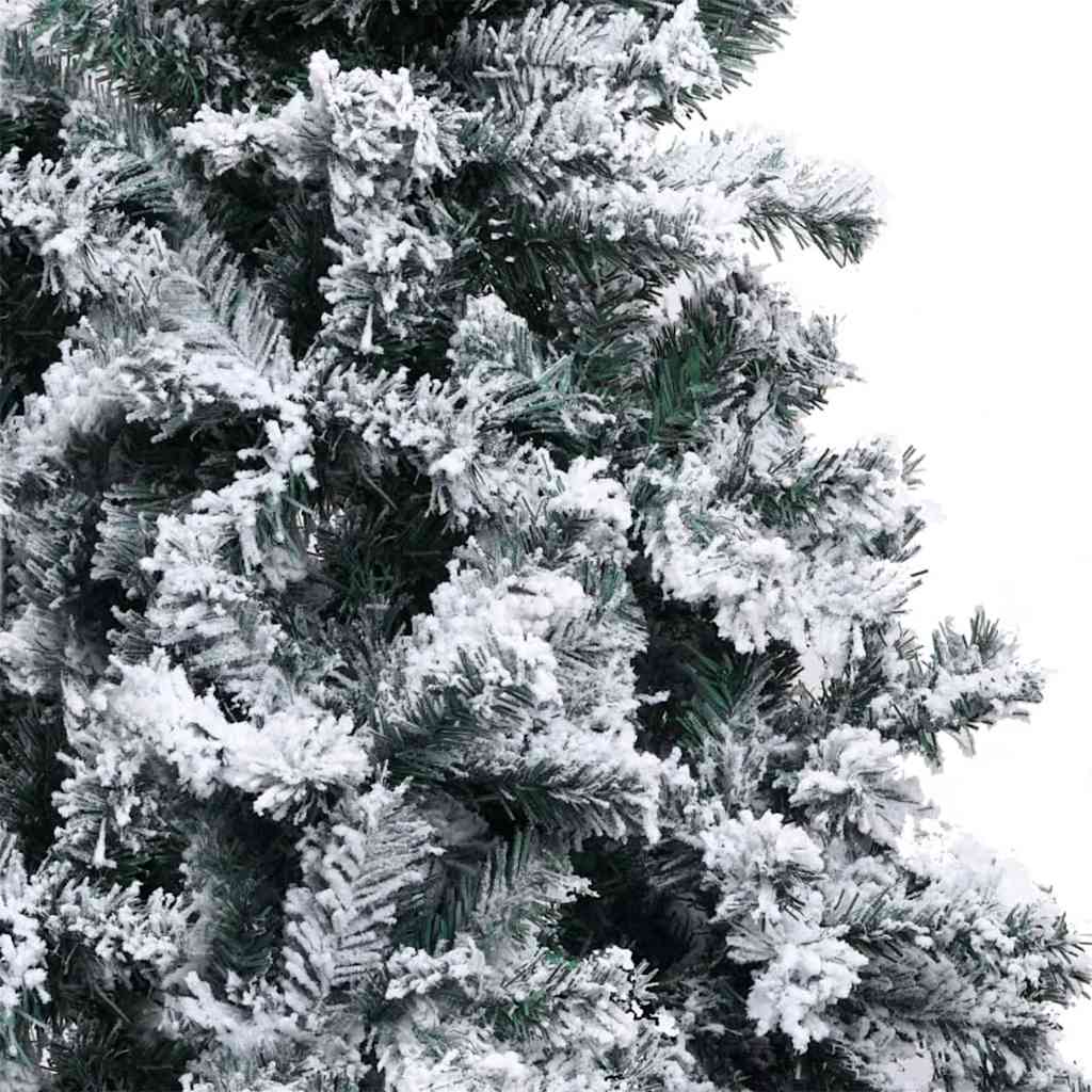 vidaXL Künstlicher Weihnachtsbaum mit 300 LEDs mit Ständer Weiß 180 cm
