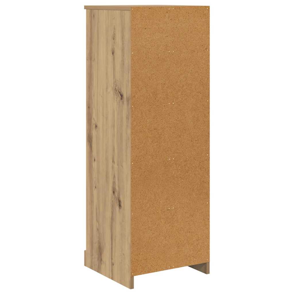 vidaXL Buffet haut avec tiroirs 3 pcs Chêne Artisan Bois d'ingénierie