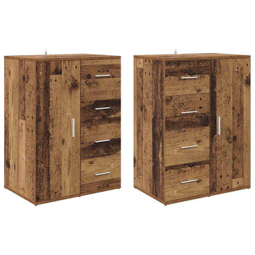 vidaXL Sideboards Corona 2 pcs Altholz 59 x 39 x 80 cm Holzwerkstoff