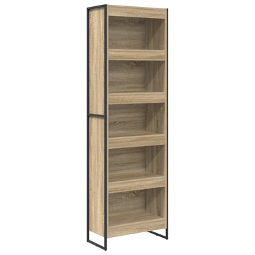 vidaXL Bücherregal 2 pcs Sonoma 80 x 30 x 155 cm Holzwerkstoff