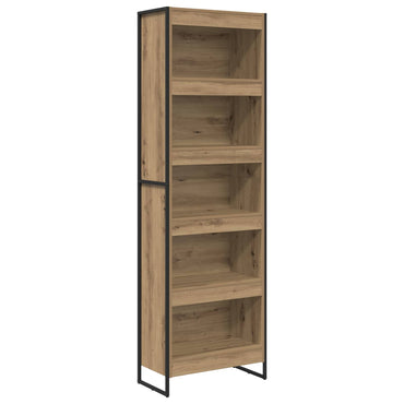 vidaXL Bücherregal 2 pcs Kunsthandwerk Eiche 80 x 30 x 155 cm