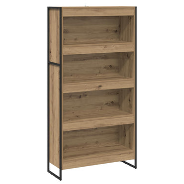vidaXL Bücherregal 2 pcs Kunsthandwerk Eiche 80 x 30 x 155 cm