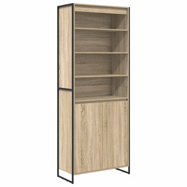 vidaXL Hohe Schränke 2 pcs Sonoma 79 x 36 x 200 cm Holzwerkstoff