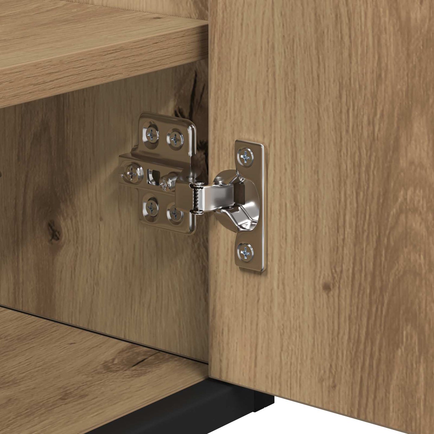 vidaXL Badezimmermöbel-Set mit Schubladen Artisan-Eiche Holzwerkstoff