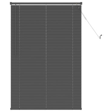 vidaXL Venetianer Jalousie Verstellbar Silber Grau 150 x 70 cm PVC