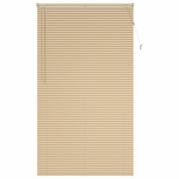 vidaXL Venetianer Jalousie Hellbraun mit Muster 213 x 120 cm PVC