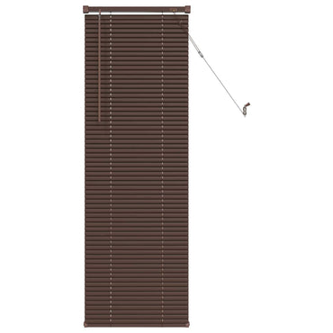 vidaXL Venetianer Jalousie Dunkelbraun mit Muster 150 x 40 cm PVC