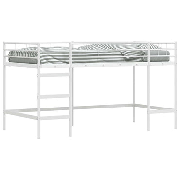 vidaXL Kinderloftbett Weiß 107 x 200 cm Stahl