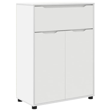 vidaXL Meuble de salle de bain blanc 72,5 x 36,5 x 100 cm en bois d'ingénierie