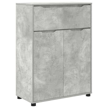 vidaXL Armoire de salle de bain gris béton 72,5 x 36,5 x 100 cm bois d'ingénierie