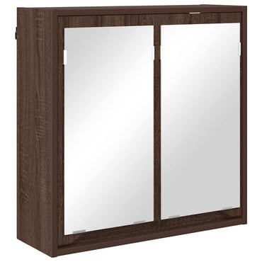 Armoire de toilette vidaXL aspect chêne marron 60 x 20 x 60 cm