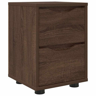 vidaXL Nachttisch Braun Eichen-Optik 30,5 x 30 x 43 cm Holzwerkstoff