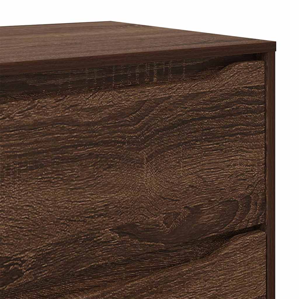 vidaXL Aufbewahrungsschrank Braun Eichen-Optik 80 x 48 x 57 cm