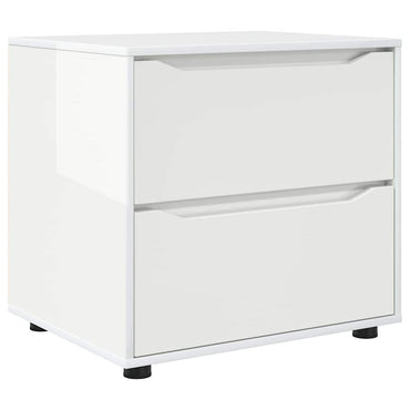 vidaXL Aufbewahrungsschrank Hochglanz Weiß 60 x 48 x 57 cm