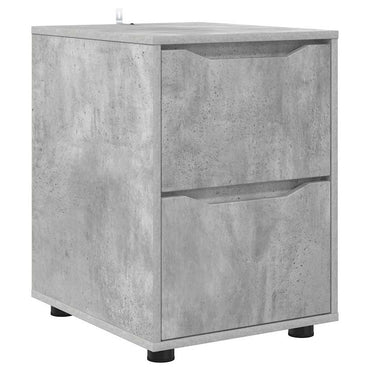 vidaXL Aufbewahrungsschrank Beton Grau 40 x 48 x 57 cm Holzwerkstoff
