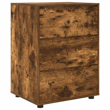 vidaXL Aufbewahrungsschrank Geräucherte Eiche 60 x 48 x 81 cm