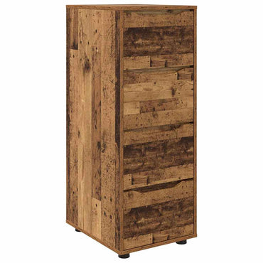 vidaXL Aufbewahrungsschrank Altholz 40 x 48 x 105 cm Holzwerkstoff