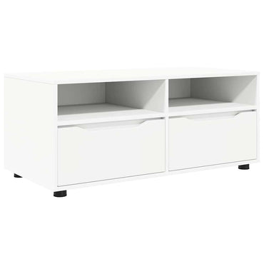 vidaXL TV-Schränk mit Schubladen Weiß 100 x 48 x 43 cm Holzwerkstoff