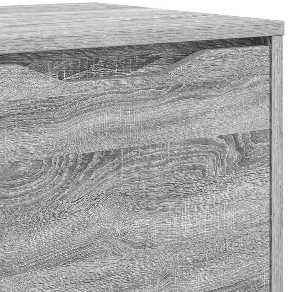 vidaXL Badezimmerschrank Graues Sonoma 40,5 x 40 x 44 cm Holzwerkstoff