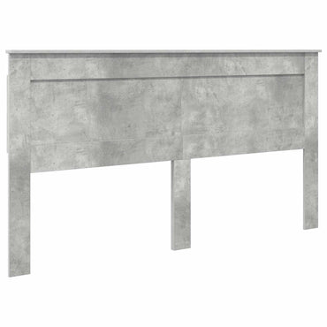vidaXL Kopfteil mit Kopfteil Beton Grau 180 cm Holzwerkstoff