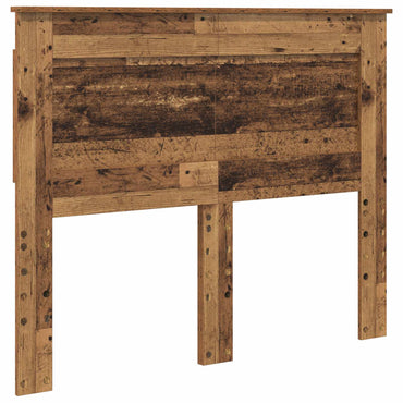 vidaXL Kopfteil mit Kopfteil Altholz 120 cm Holzwerkstoff