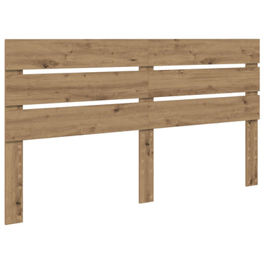 vidaXL Tête de lit Chêne Artisan 200 cm Bois d'ingénierie