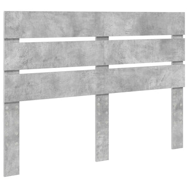 vidaXL Tête de lit béton gris 150 cm Bois d'ingénierie