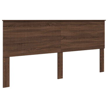 vidaXL Kopfteil mit Kopfteil Braun Eichen-Optik 200 cm Holzwerkstoff