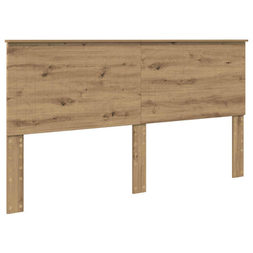 vidaXL Kopfteil mit Kopfteil Artisan-Eiche 180 cm Holzwerkstoff