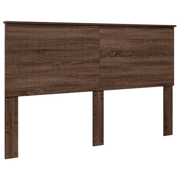 vidaXL Kopfteil mit Kopfteil Braun Eichen-Optik 160 cm Holzwerkstoff