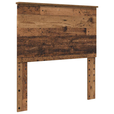 vidaXL Kopfteil mit Kopfteil Altholz 90 cm Holzwerkstoff
