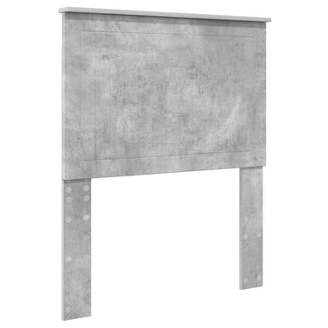 vidaXL Tête de lit avec tête de lit Gris béton 80 cm Matériau à base de bois