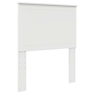 vidaXL Tête de lit avec tête de lit Blanc brillant 80 cm Bois d'ingénierie