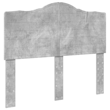 vidaXL Kopfteil Beton Grau 120 cm Holzwerkstoff