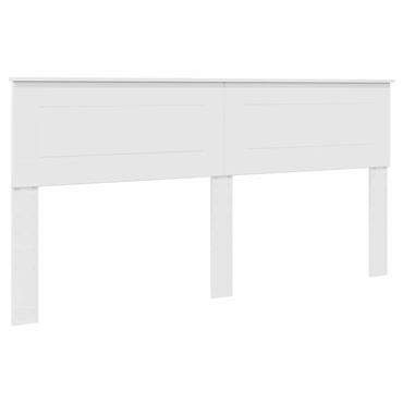 vidaXL Kopfteil Glänzend Weiß 180 cm Holzwerkstoff