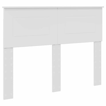 vidaXL Kopfteil Glänzend Weiß 120 cm Holzwerkstoff