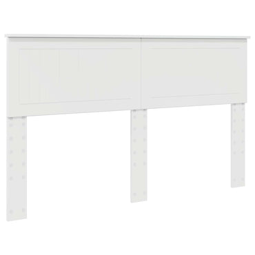 vidaXL Tête de lit Blanc brillant 150 cm Bois d'ingénierie